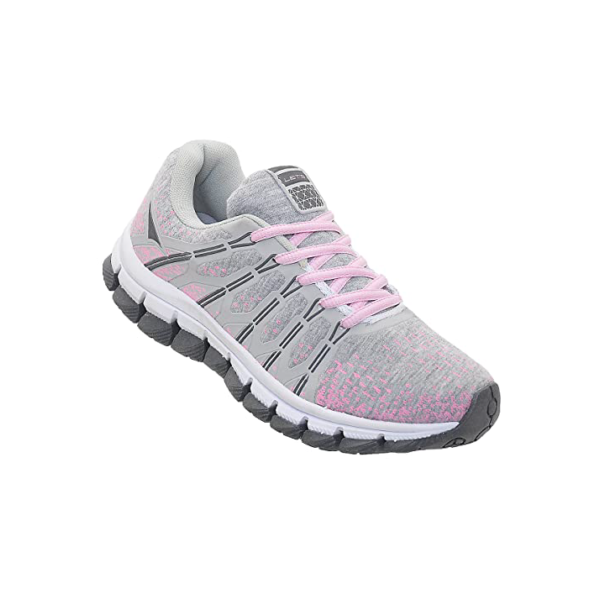 Tênis Feminino Esportivo Academia Confortável Caminhada (36, GeloRosa)