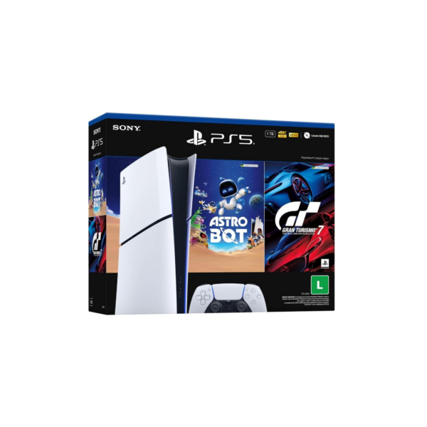 PlayStation®5 Slim Digital -Pacote ASTRO BOT e Gran Turismo 7 - PS5