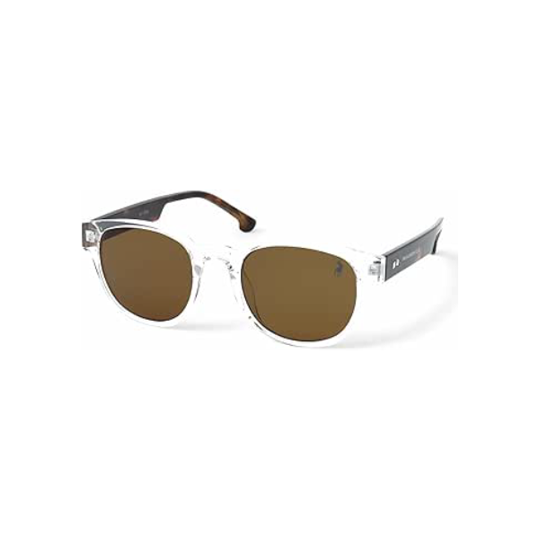 Óculos de Sol Unissex Polo London Club, design Redondo com Lente Proteção UV400 - Kit contém Case Couro ECO