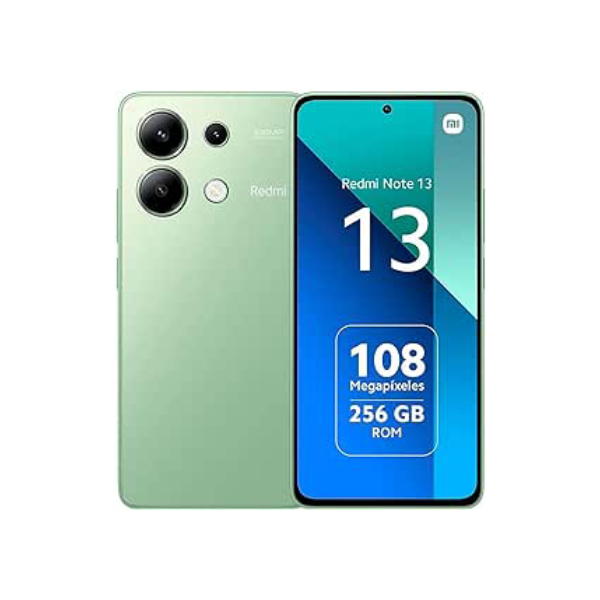 Smartphone Xiaomi Redmi Note 13 8+256G Powerful Snapdragon® performance 120Hz FHD+ AMOLED display 33W fast charging with 5000mAh battery No NFC (Green)