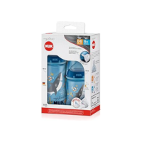 NUK Kit Mamadeira My 1St S1 150 Ml S2 300 Ml Boy - Azul