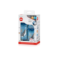 NUK Kit Mamadeira My 1St S1 150 Ml S2 300 Ml Boy - Azul