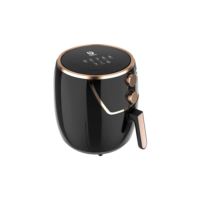 COIBEU Fritadeira Elétrica sem Óleo 5L Air Fryer Botão 1500Watts Preto 127V/220V