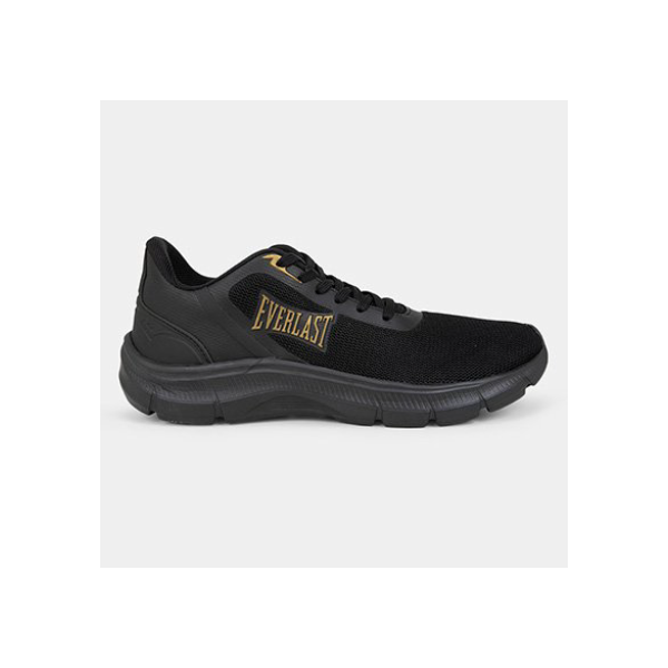 Tênis Everlast Venus - Preto+Dourado