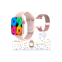 Smartwatch W29 Pro Serie 9 Ilha Dinamica Nfc Bussola Armazena Arquivo foto musica