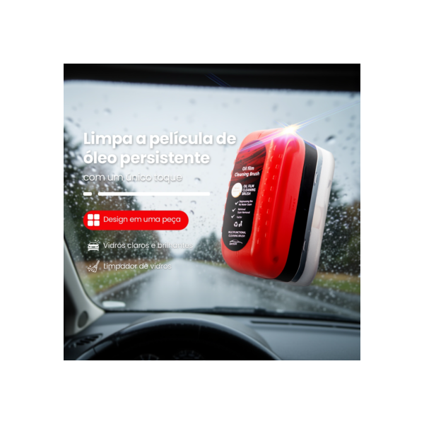 Escova de limpeza de filme de óleo de vidro de carro 120ml Caixa Colorido Armazenamento Conveniente FYMC101