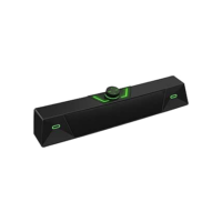 Soundbar Caixa de Som Gamer Compacta 7W RMS, Iluminação LED, USB 5V, Controle de Volume, Ideal para PC, Notebook e Smart TV Com Entrada P2 3,5mm