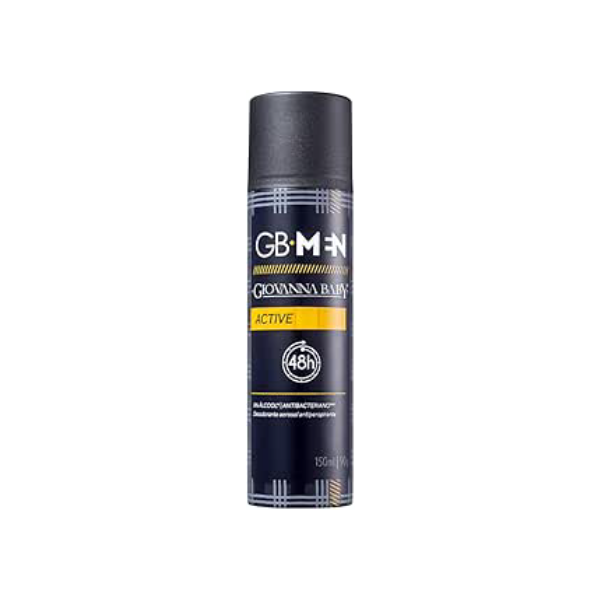 Desodorante Aerossol 150Ml Men Active, Giovanna Baby