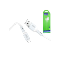 Cabo de Carregamento USB para Lightning para iPhone, 2.4A, Branco