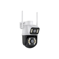 Camera A28 Prova D'agua Lente Dupla App Icsee cor branco e preto Estary Shop