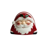 Porta Guardanapo e Guardanapos de Papel Natal Papai Noel Merry Christmas Cerâmica Papel