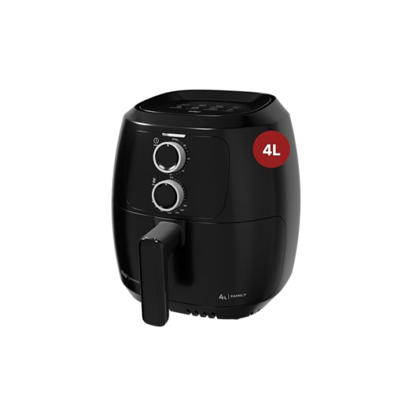 WAP Fritadeira Elétrica Air Fryer FAMILY WAFF2-P 4 Litros, Preto, Revestimento Antiaderente, 1500W 220V