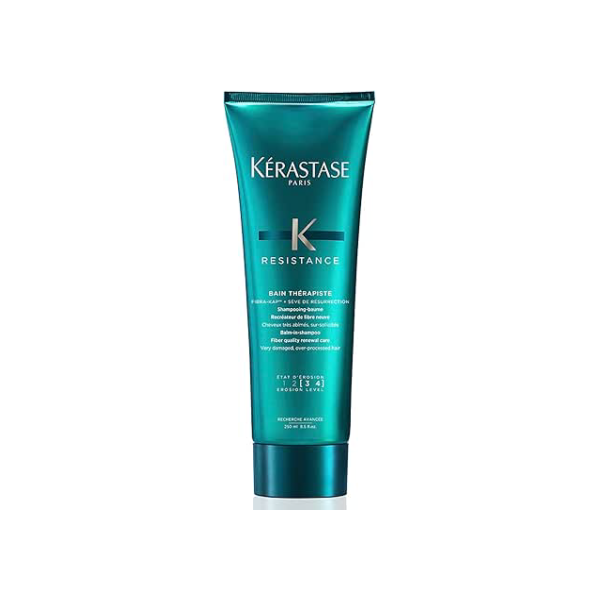 Kérastase Résistance Bain Thérapiste Shampoo Reparador para Cabelos Danificados e Quimicamente Tratados, Repara e Fortalece os Fios, Brilho e Maciez, 250ml