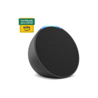 Echo Pop Smart Speaker Amazon Cor Preto C2H4R9