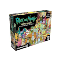 Galápagos, Rick & Morty: Total Rickall, Jogo de Tabuleiro para Amigos, 2 a 5 jogadores, 30 minutos por partida
