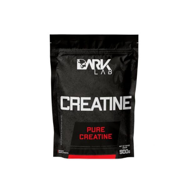 Creatina Pura Dark Lab 500g, Monohidratada 100% de Pureza, Sem Sabor