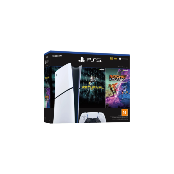Console PlayStation 5 Slim Edição Digital com 2 Jogos - PS5
