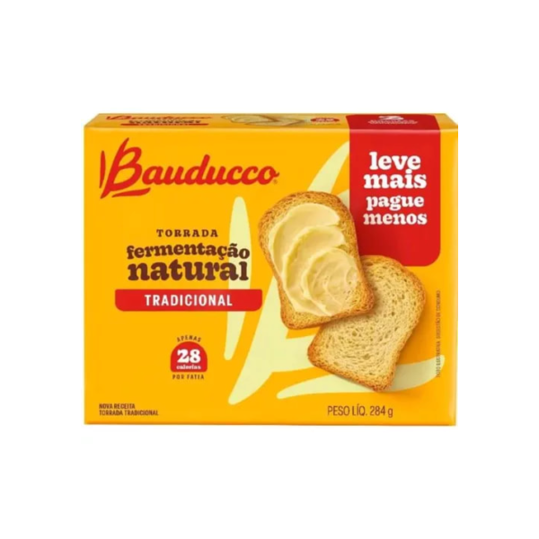 Pack Torrada Tradicional Bauducco Com 284g
