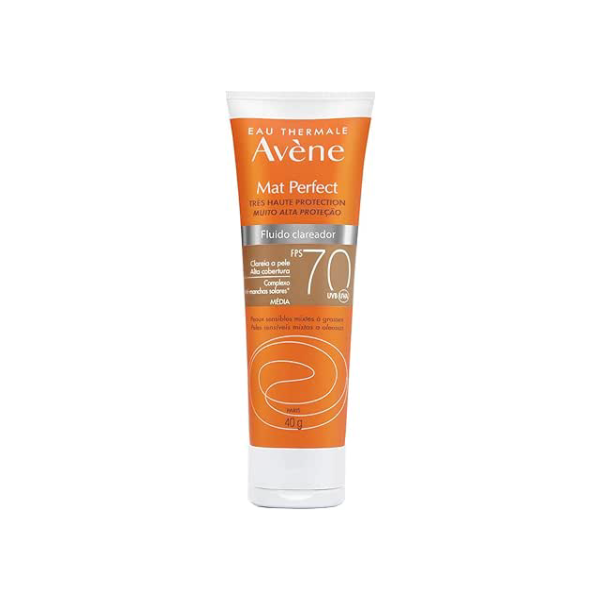 Avène Protetor Solar Mat Perfect Fluido Clareador Médio Fps 70-40G