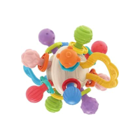 Maxi Baby Mordedor Chocalho Bebê Bola Sensorial Massageador