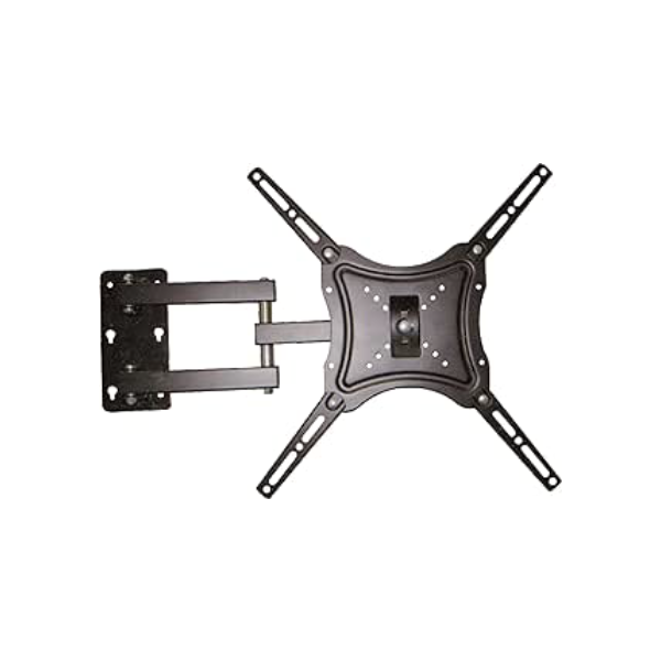 Suporte Para TV Tri Articulado Reforçado LCD/LED/QLED/OLED/Monitor de 14 a 55 Polegadas - Até 50kg, Preto