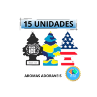 Kit 15 Unidades De Cheirinhos Aromatizantes Para Carro Pinheiro Ambiente ORIGINAL