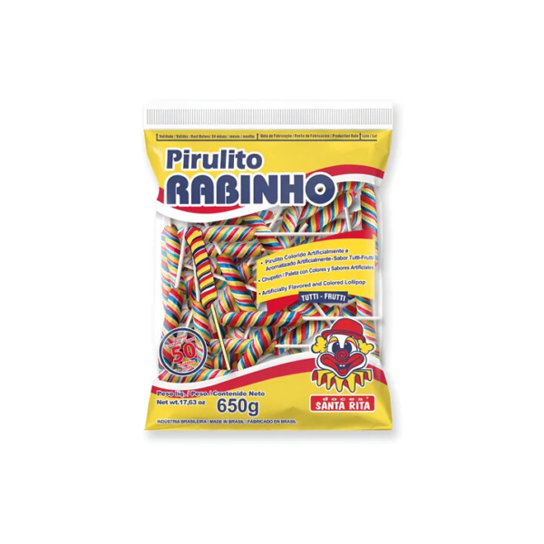 Pirulito Enrolado Santa Rita