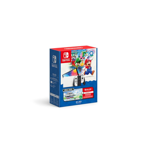 Bundle Nintendo Switch – Modelo OLED com Super Mario Bros. Wonder