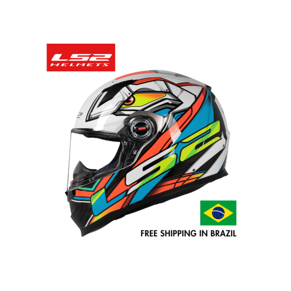 Ls2 ff358 capacete de motocicleta de rosto inteiro ls2 capacetes de corrida de motocross certificação ece homem mulher casco moto casque