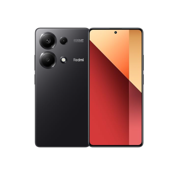 Smartphone Xiaomi Redmi Note 13 Pro 4G 8+256 GB, MediaTek, Helio G99-Ultra, Câmera OIS de 200 MP, Carregamento Turbo 67W, Tela AMOLED 6,67 “, NFC, (Preto)