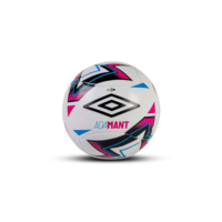 Bola de Futebol Society Umbro Adamant (Branco/Preto/Cloisonne/Rosa)