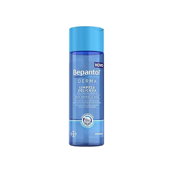 Bepantol Derma Gel de Limpeza Facial, Hidratante, Pele Normal a Seca, 200ml