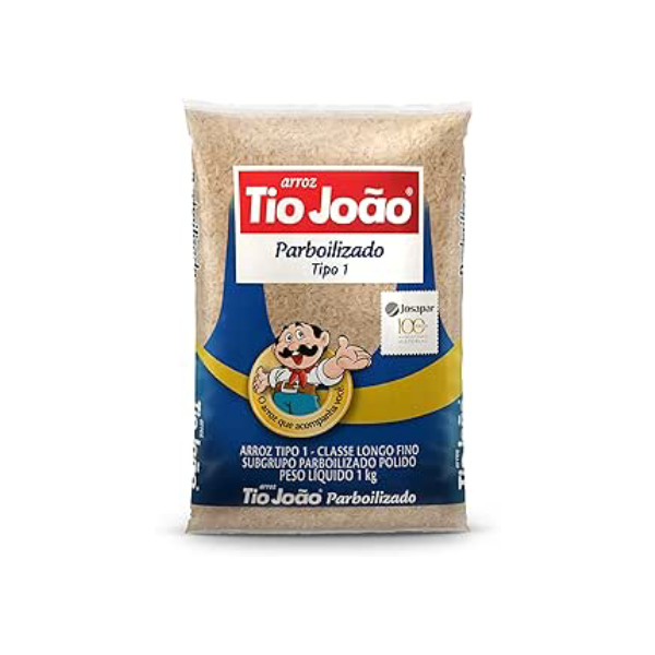 Tio João, Arroz Parbolizado, 1Kg, 1 unidade