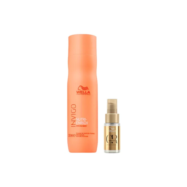 Kit Wella Pro Invigo Enrich Sh 250 Ml + Oil 30 Ml