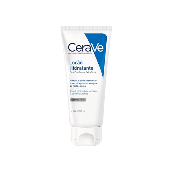 CeraVe, Loção Hidratante Corporal, com textura Fluida e Ácido Hialurônico