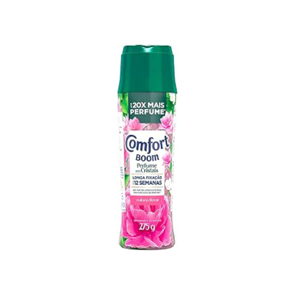 Comfort Boom Odorizador de Roupas Cristais de Perfume Euforia Floral 275gr