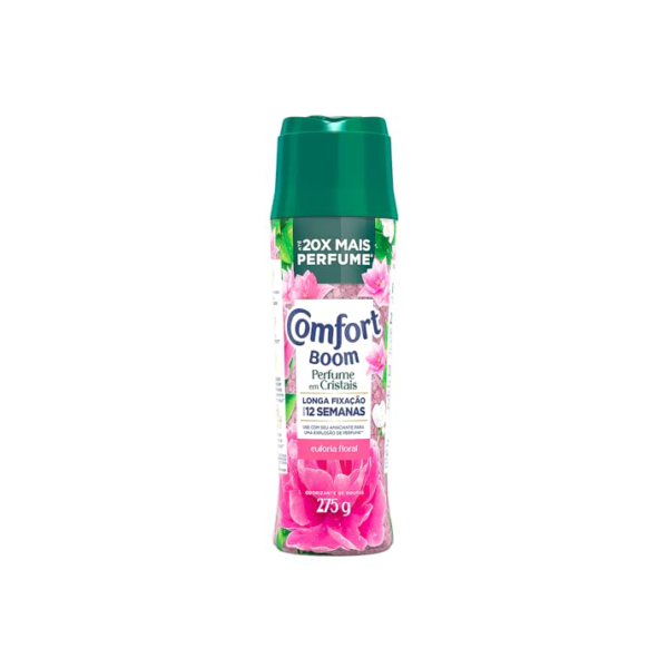 Comfort Boom Odorizador de Roupas Cristais de Perfume Euforia Floral 275gr