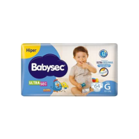 Babysec Fralda Galinha Pintadinha Ultrasec G 64 Unids
