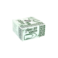 Clips Galvanizado Aco Caixa Com 137 Unidades 8/0 500g Acc