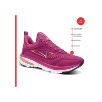 Tênis Feminino Vili Fusion Esportivo Masculino Caminhada 232G Rosa Neon