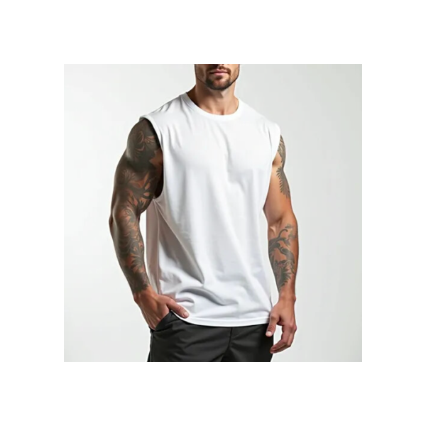 Regata Masculina Oversized Machão Muscle 100% Algodão