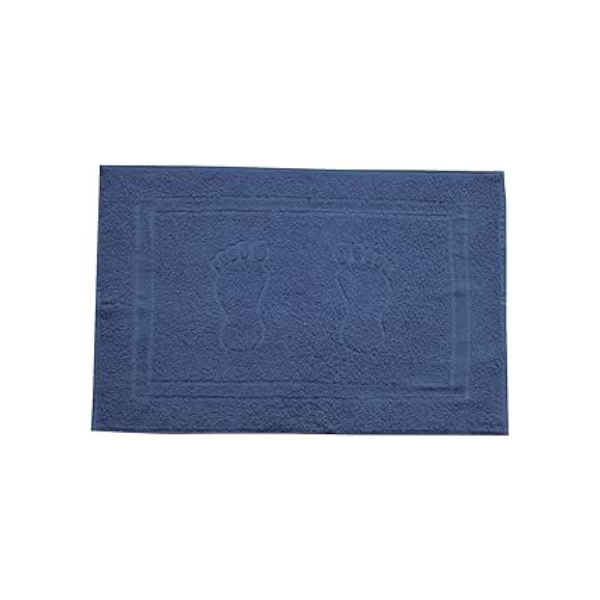 Toalha De Piso Pegada – Toalha Para Os Pés 45Cm X 70 Cm Cor Azul