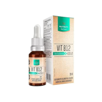 NUTRIFY - Vitamina B12 Gotas - Sabor Limão e Morango - Alta Concentração e Forma Natural - Ideal para Vegetarianos