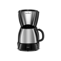 Cafeteira Britânia 32 Cafezinhos 1,2L BCF32B Jarra em Inox 127V