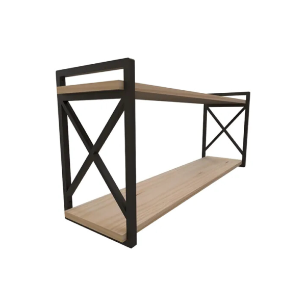Prateleira Estilo Industrial Mod X  Tamanho 20cm X 90cm