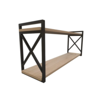 Prateleira Estilo Industrial Mod X  Tamanho 20cm X 90cm