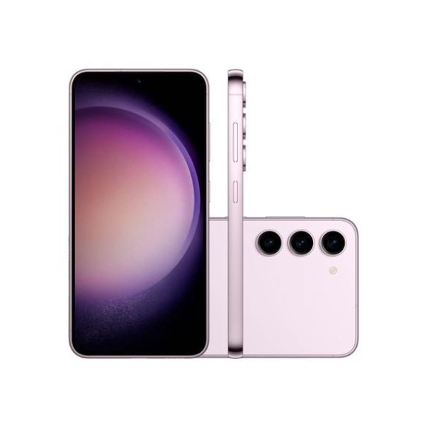 Smartphone Samsung Galaxy S23, 5G, 128GB, 8GB RAM, Octa Core, Câmera Tripla 50MP, Tela Infinita de 6.1, Violeta - SM-S911BLIRZTO
