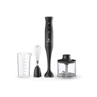 Mixer Misturador Multiuso Electrolux 3 em 1 400W 2 velocidades 3 acessórios mini processador capacidade resistente temperatura 600ml livre BPA EIB10 preto 127v