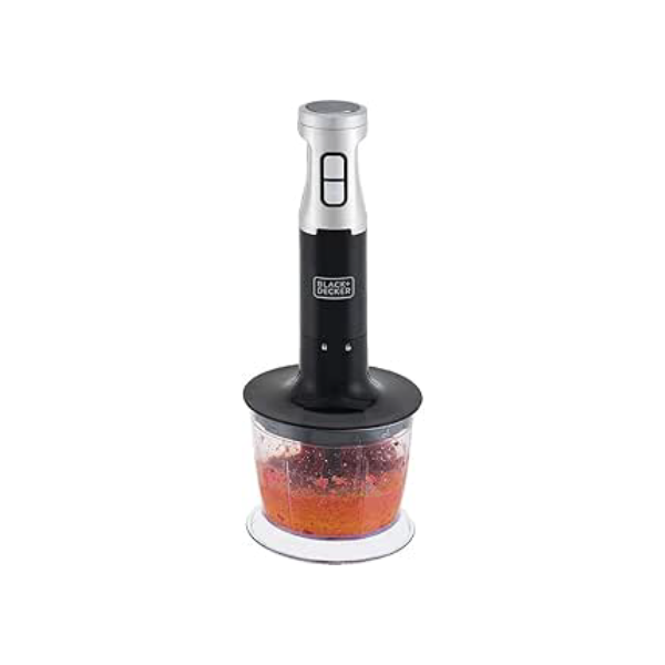 BLACK+DECKER Mixer Mini Processador Vertical 3 em 1, com Design em Inox, Modelo MK600, 110V