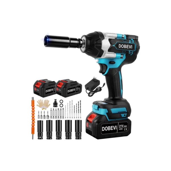 Chave De Impacto 1200n.m Brushless C/ Jogo Soquete+ Dobevi